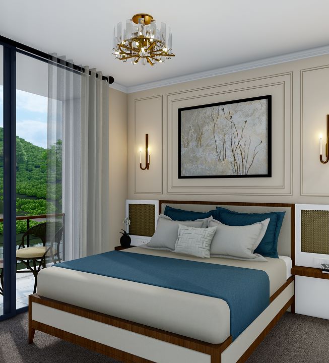 Sunset in the mountains